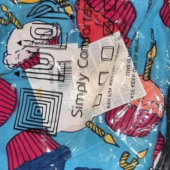 Lularoe NEW birthday leggings one size - Picture 2 of 2
